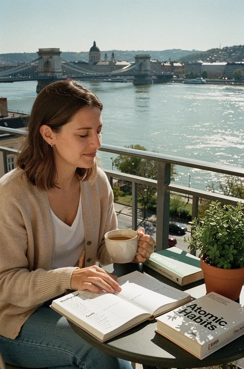 Grafikonok és diagramok a megtakarítási célok nyomon követésére egy digitális eszközön.